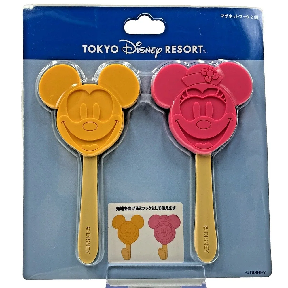 Tokyo Disney Resort Mickey Minnie Magnetic Hooks Set Japan Disney